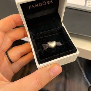 Solid Heart Pandora Charm